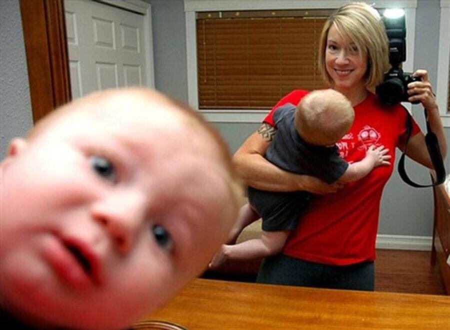 bÃ©bÃ©, photo, selfie, insolite, humour