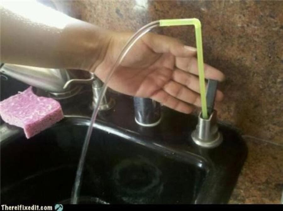 paille, lavabo, solution, DIY, problème