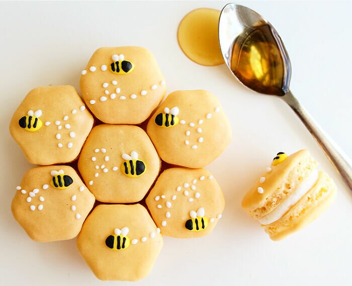 macarons miel