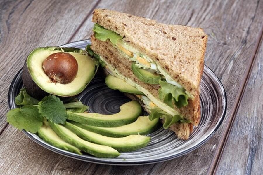 avocat, toast, sandwich, healthy, oeuf