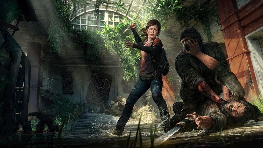 the, last, of, us, ellie, joel, combat, zombie