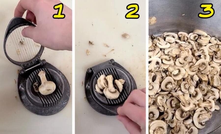 tomate, trancher, champignons, facile