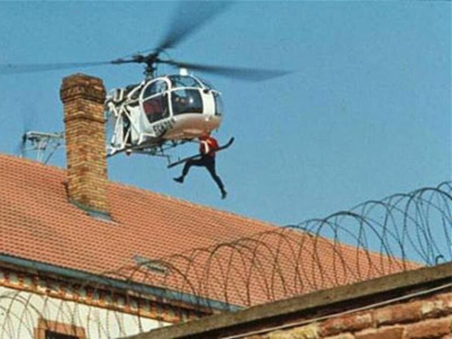 prison hélicoptère