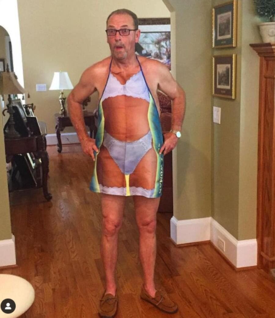 papa tablier bikini