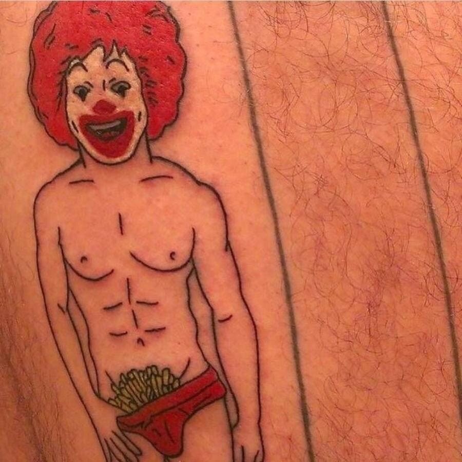 tatouage Mcdo
