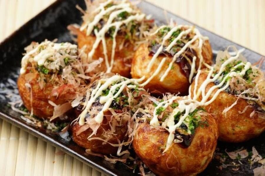 takoyaki, street, food, nourriture, miam