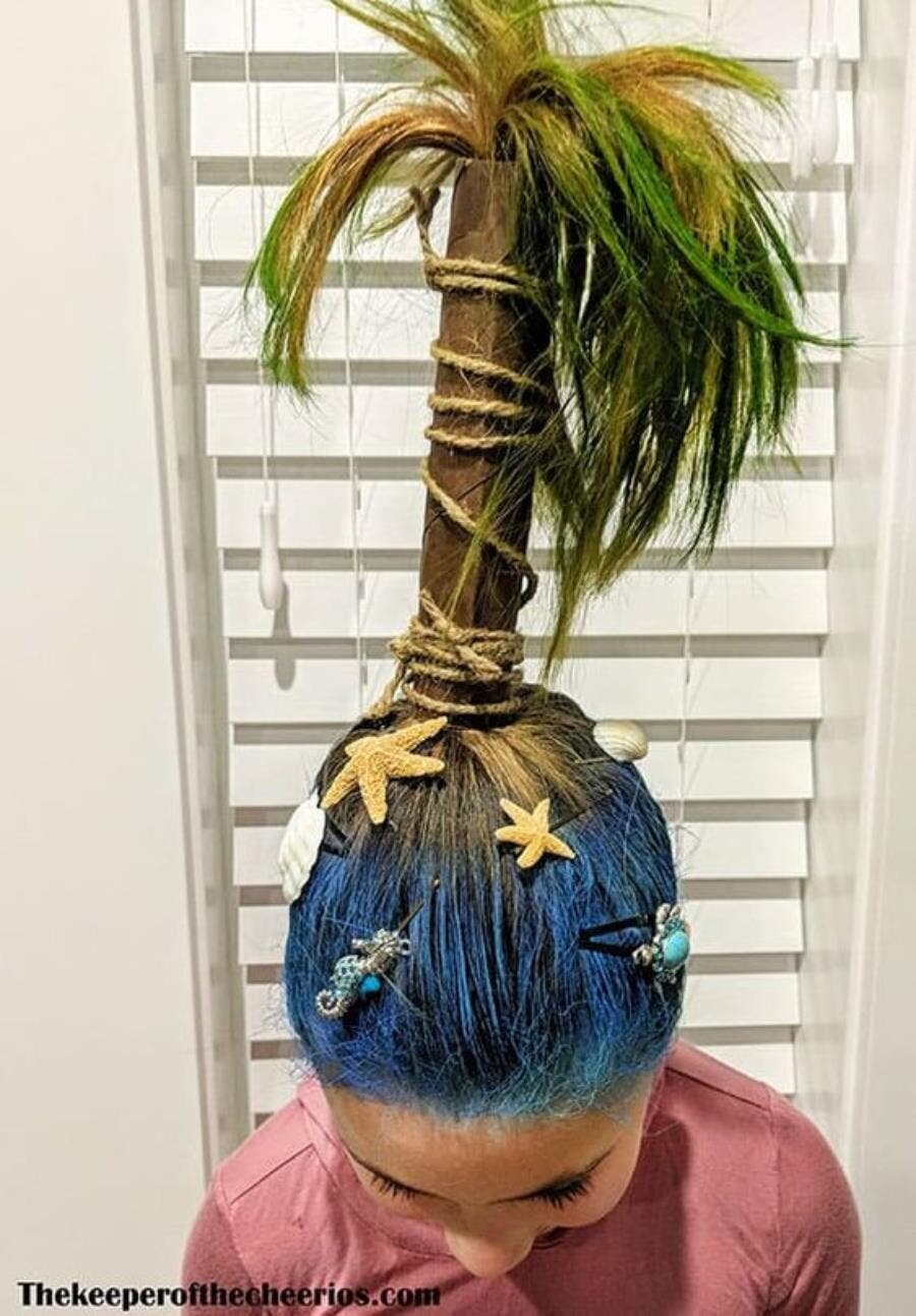 palmier cheveux