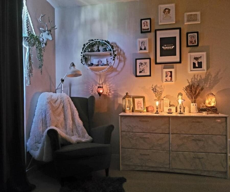 chambre coin lecture