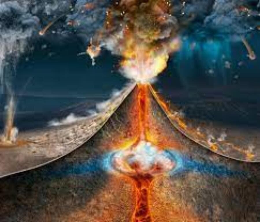 éruption volcan