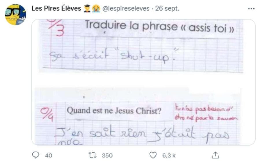mot carnet correspondance