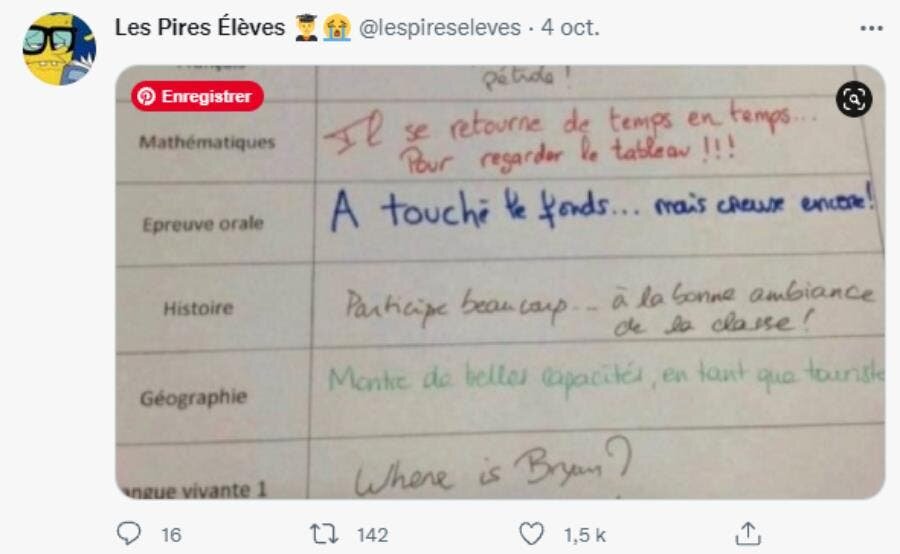 mot carnet correspondance