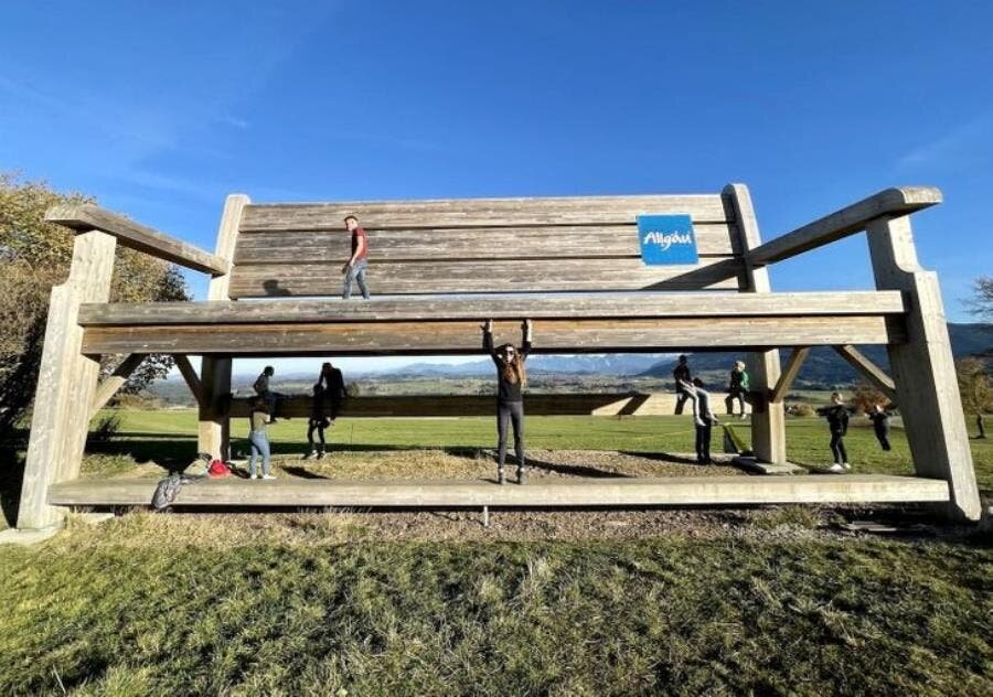 banc groupe personnes
