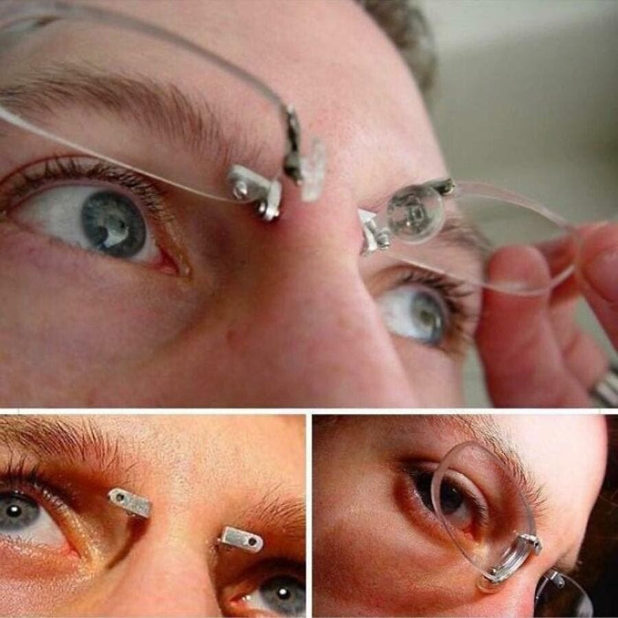 yeux lunettes visage femme