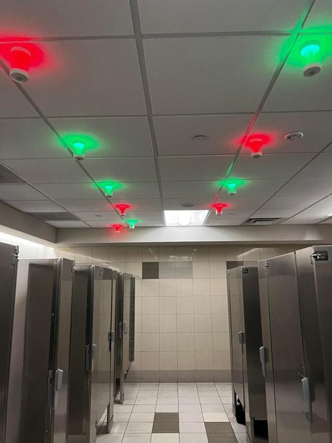 lumières toilettes occupé 
