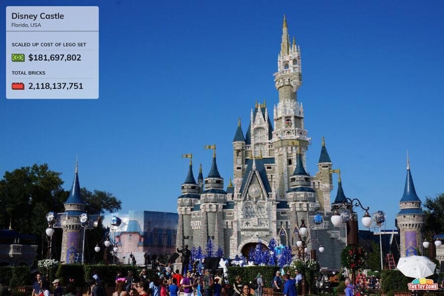 disney château lego 