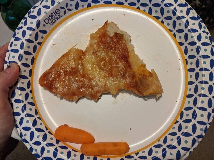 pizza mangée