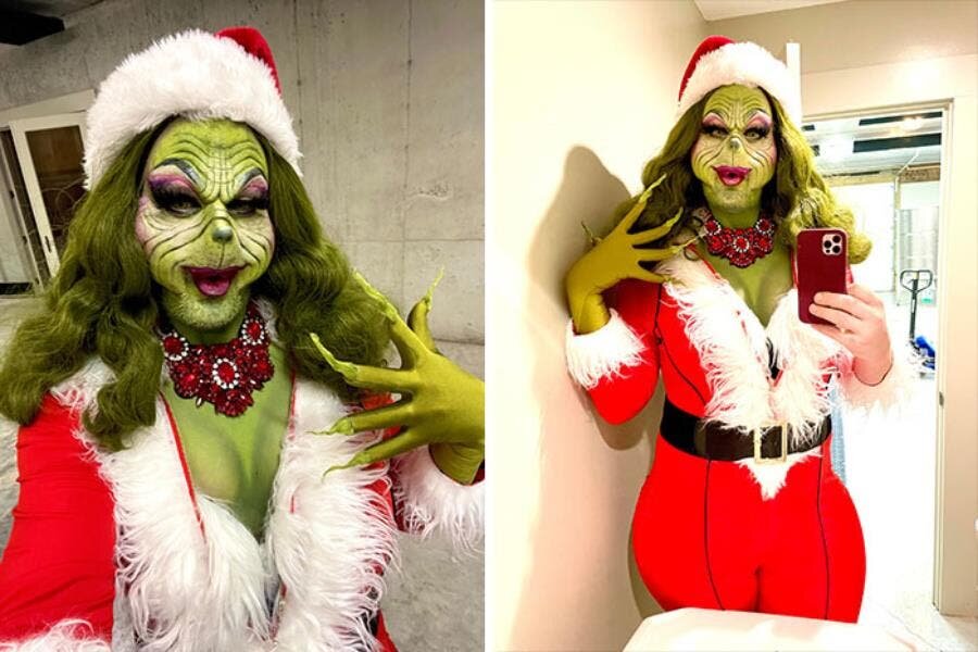 déguisement grinch noël 