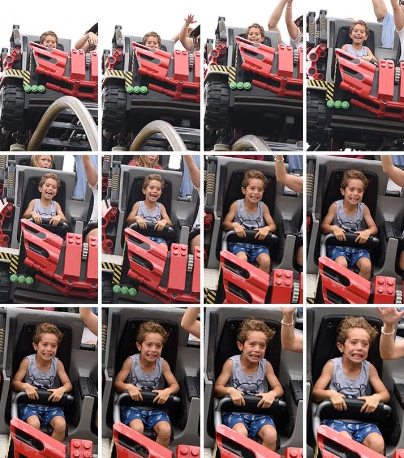 joie peur enfant attraction