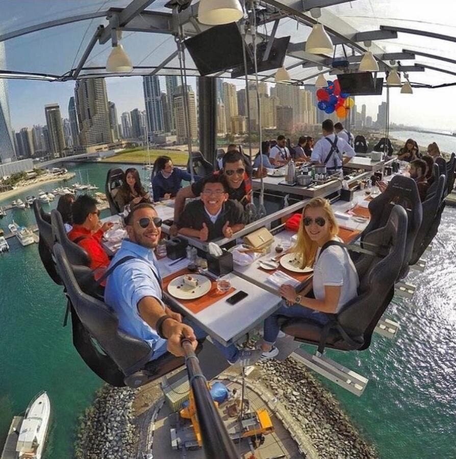restaurant ciel Dubaï