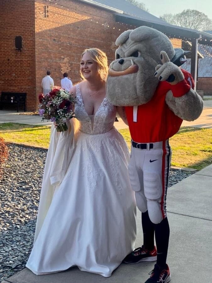 mariage mascotte moment 