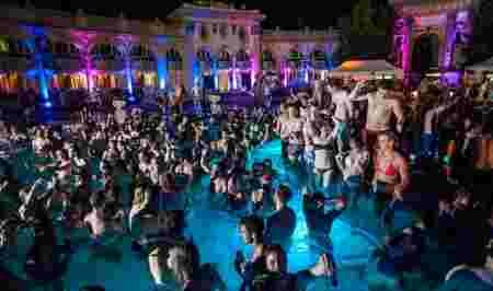 Europe de l'Est villes fêtes Budapest Hongrie Szechenyi