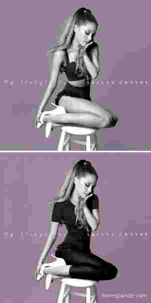 ariana grande retouchée
