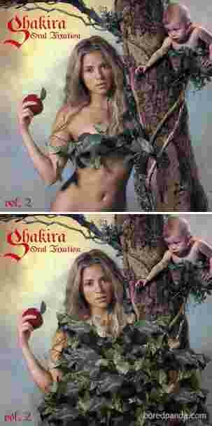 shakira retouchée