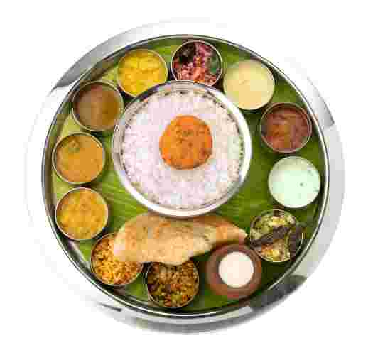 un plateau de repas indien