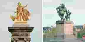 12 statues historiques transformées en personnages de fiction