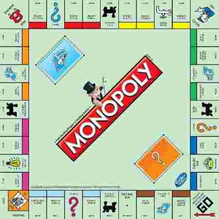 plateau, monopoly, jeu