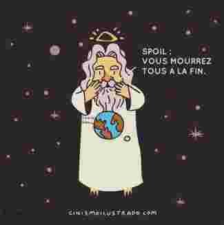 dessin, dieu, fin