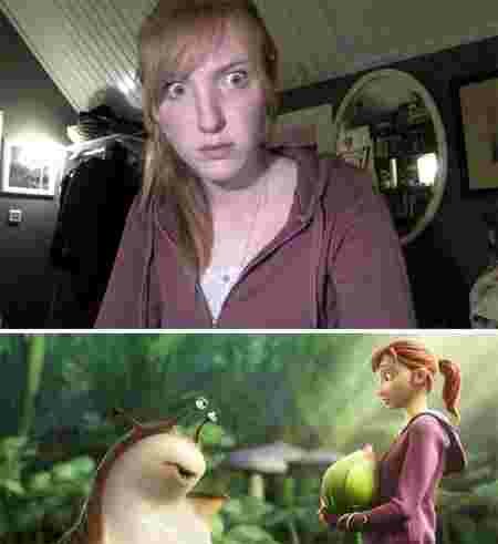 Ressemblance vie réelle et Disney jeune fille Mary-Katherine Epic