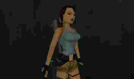 Tomb Raider Lara Croft graphismes 1997