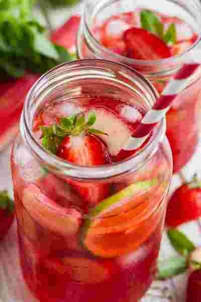 photo,boisson,fraîche,limonade,fraise,pomme,citron