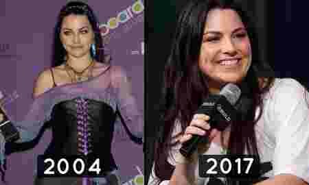 Groupe/chanteur rock avant après AMy Lee Evanescence 2004 2017