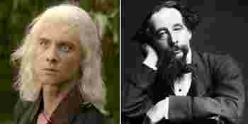 Harry Lloyd et Charles Dickens
