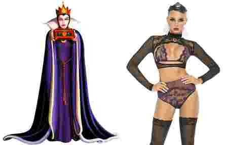 Evil Queen Méchante Reine Disney lingerie sexy