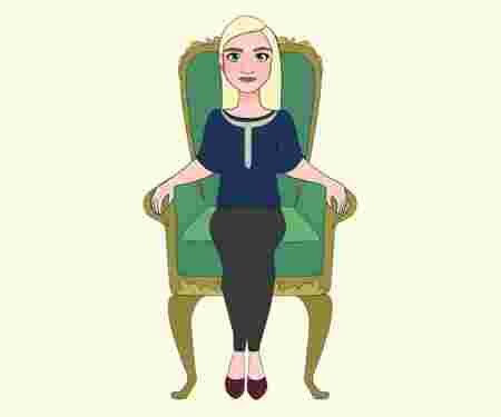 Psychologie position assise caractère personnalité jambes jointes