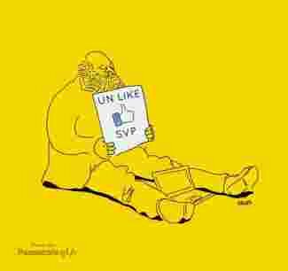 dessin, sdf, panneau, facebook