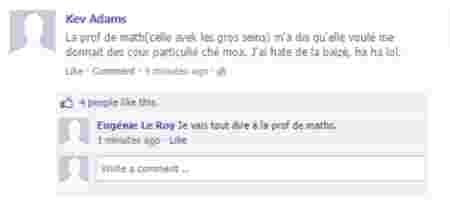 statut facebook, nul, kev adams