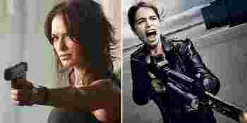 Lena Headey et Emilia Clarke en Sarah Connor