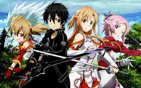 sword art online, personnages