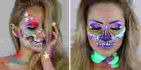 10 maquillages inspiration squelette absolument hypnotisant