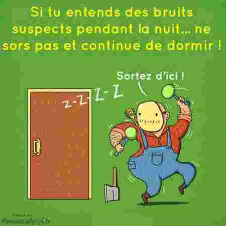 Lenya Brick Manuel de survie pour films d'horreur bruits suspects nuit dormir
