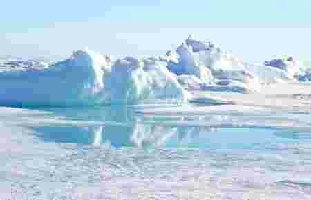 glacier, arctique, eau, bleu, glace, froid