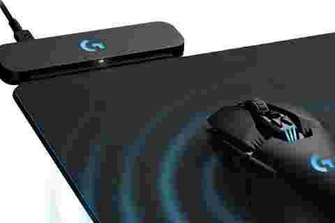 clavier, logitech, powerplay, recharger, souris