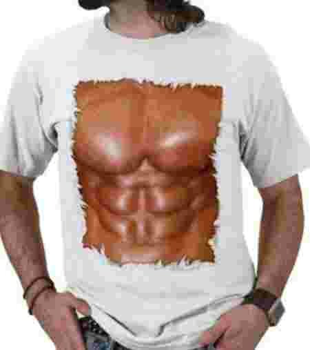 tee shirt, abdos, parfait