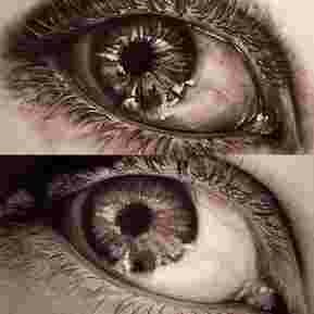 Tatouages réalistes yeux