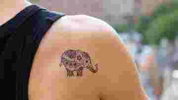 Tatouage test Ã©lÃ©phant