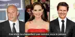 10 célébrités qui ont changé de nom de famille